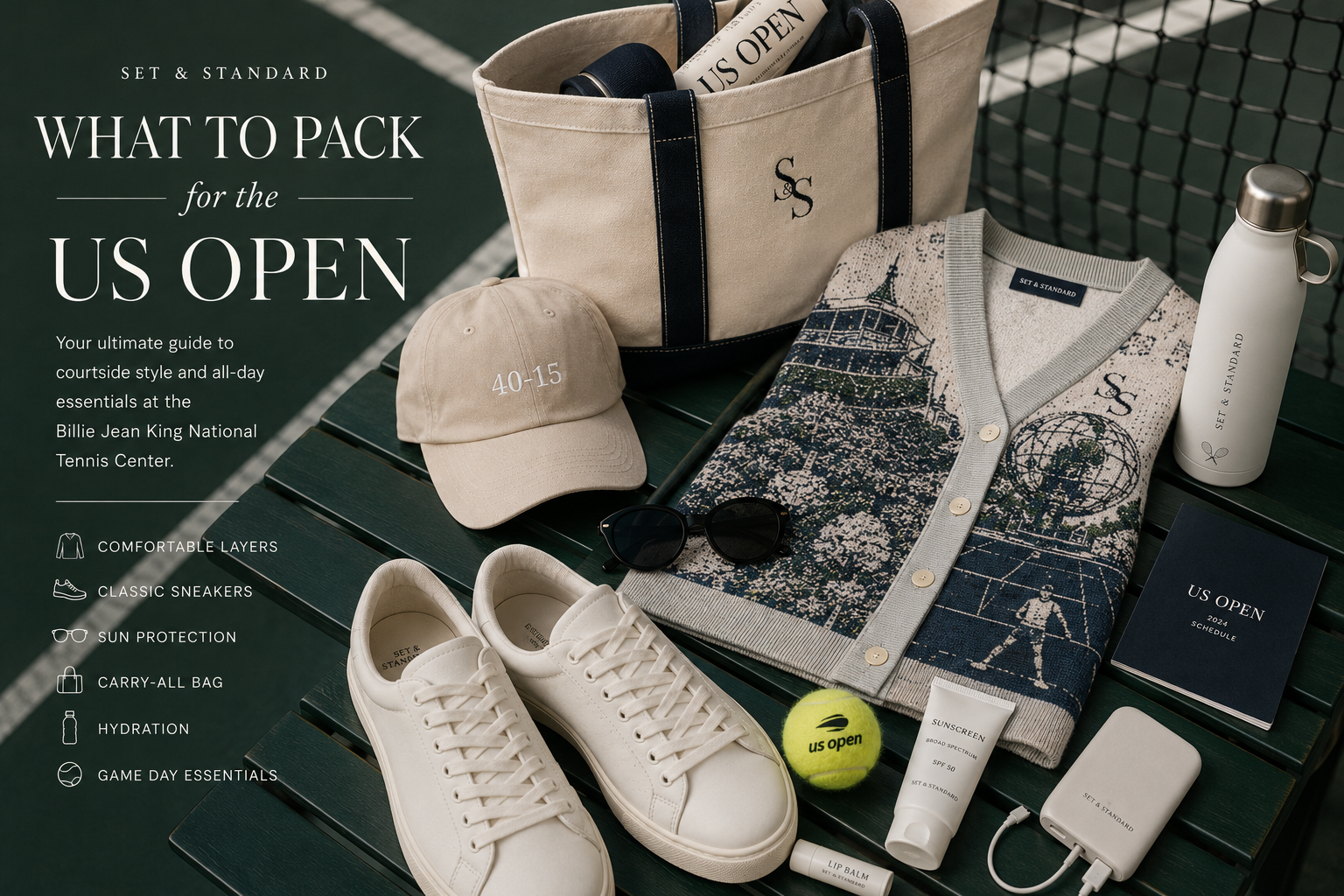 What to Pack for the US Open: Your Ultimate Tennis Style Guide