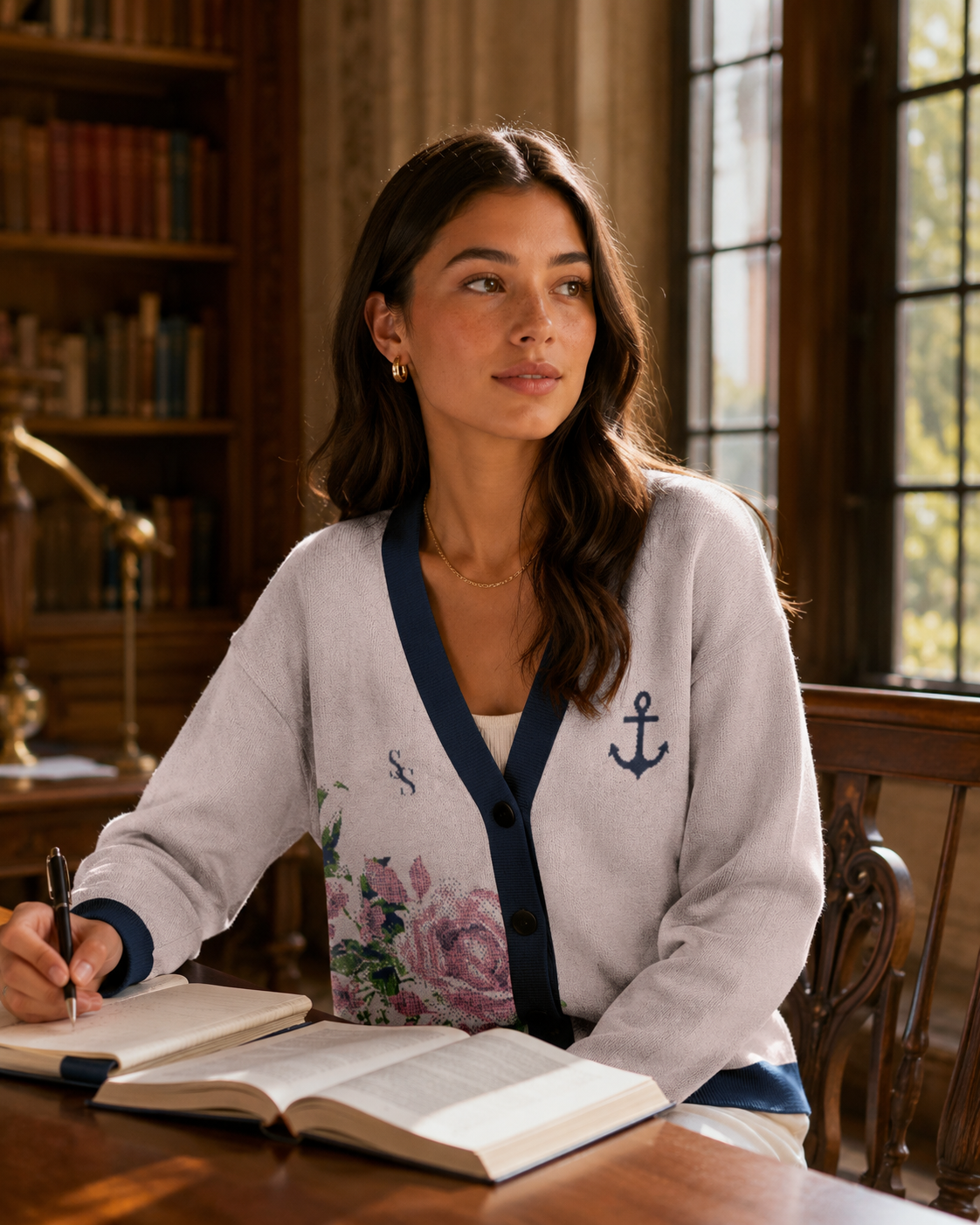 The Anchored Cardigan